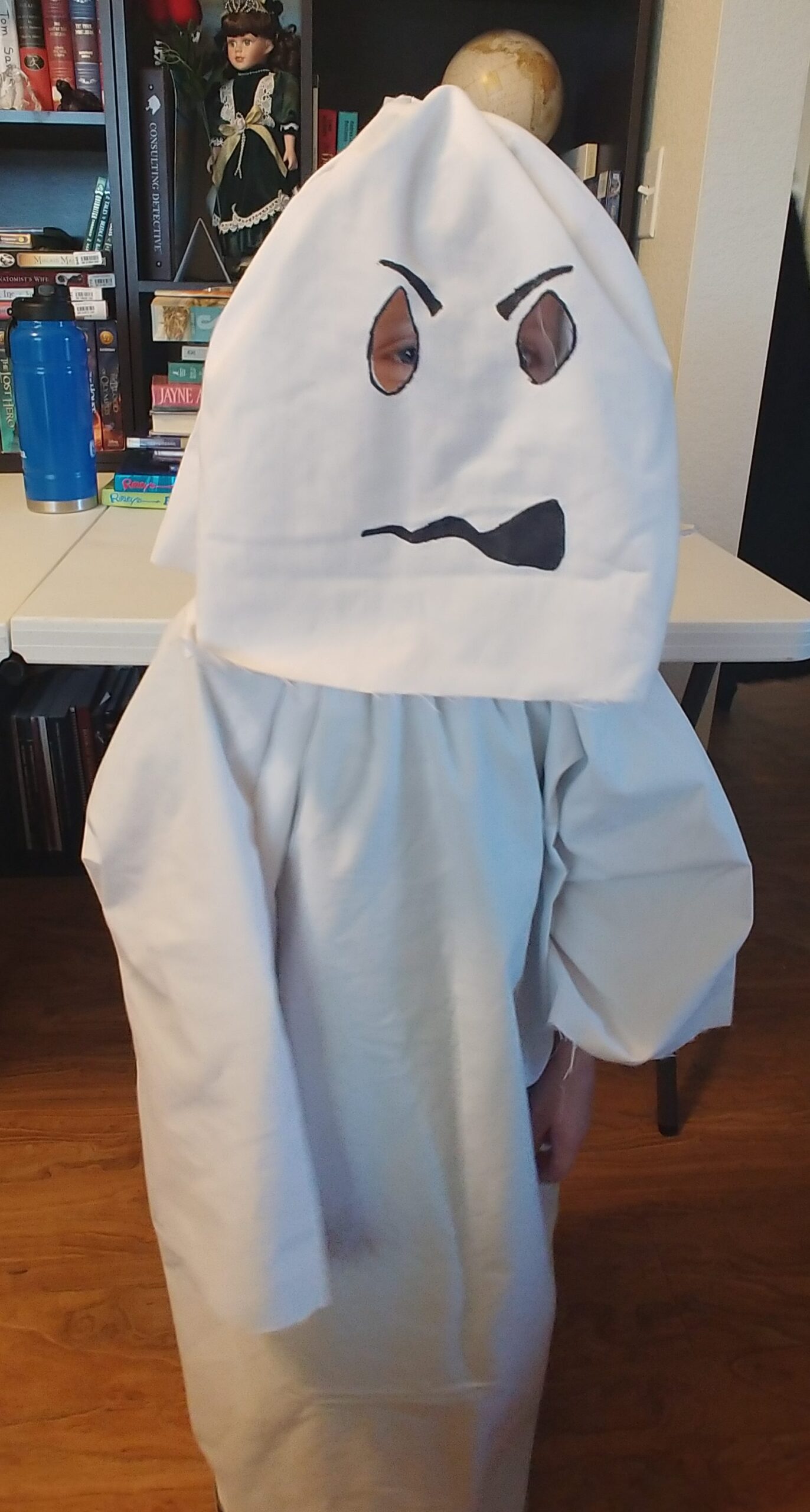 DIY Ghost Costume with Hood