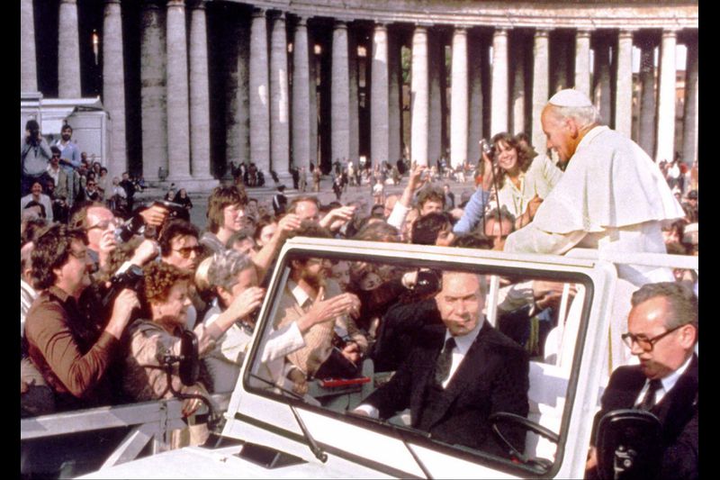 Pope John Paul II Shot But Lives